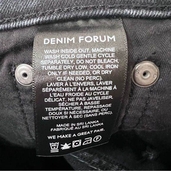 Aritzia Denim Forum The Nico Mid Rise Skinny Crop Jeans Size 24 - Picture 9 of 11